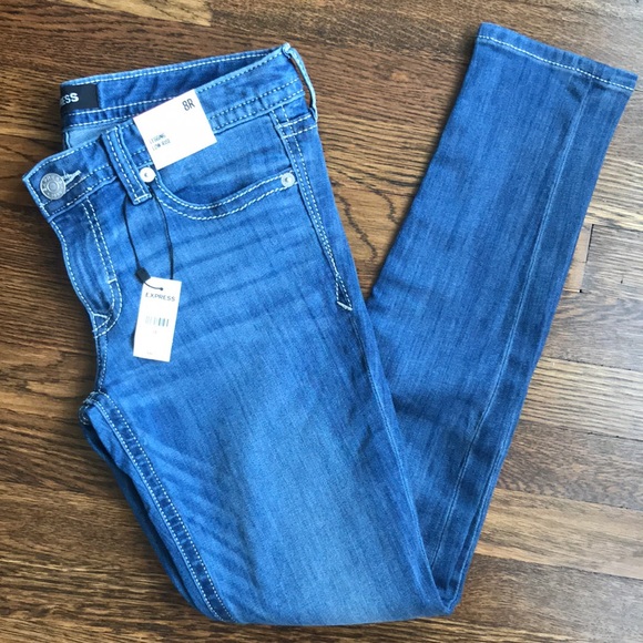 NWT Express low rise jean leggings